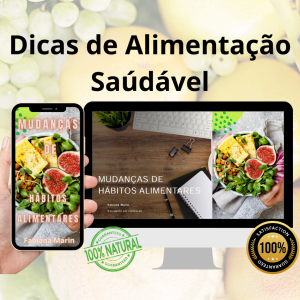 Capa para ebook Dicas de alimentação saudável